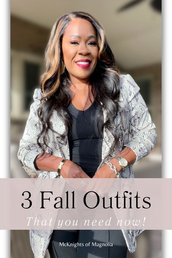 3 Outfits for Fall That You Must-have