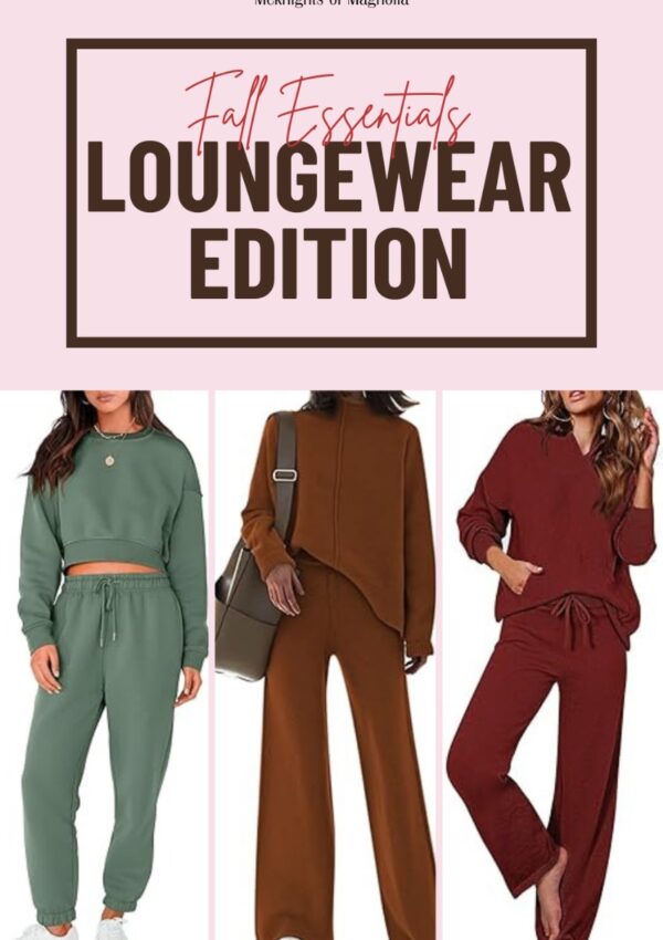 How To Stay Cozy with This Fall Essentials Loungewear Edition!